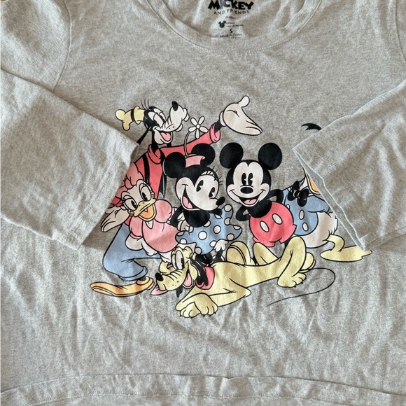 Mickey and Friends women's gray t-shirt, size S - Picture 6 of 7